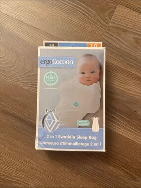 New ergopouch 2 in 1 cocoon transition swaddle sleep bag 3-12 months